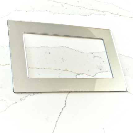 Mirror Socket Finger Plate Light Switch & Plug Surround Hygiene Panel Cover