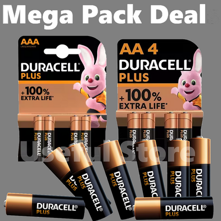 Duracell Plus Power AA AAA Batteries LR06 LR03 Alkaline Long Lasting | Far Expir