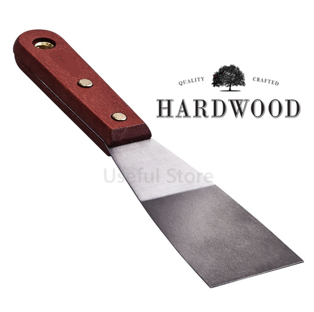 Hqardwood Professional Scale Tang Steel Paint Scrapers Wallpaper Filling H Duty