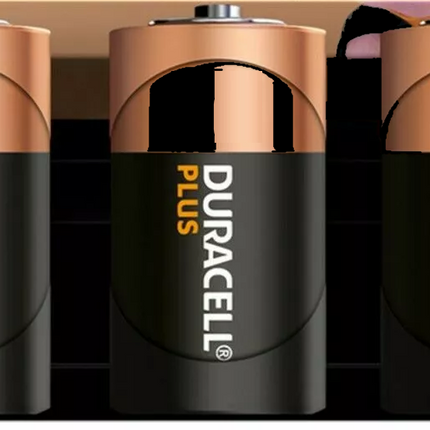Duracell Plus 50% more Life Guaranteed D Batteries LR20 1 Pack of 3 Batteries