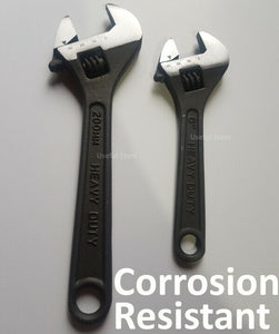 Adjustable Heavy Duty Wrench Tool Set 6" inch & 8" inch Anti Corrosion Spanner