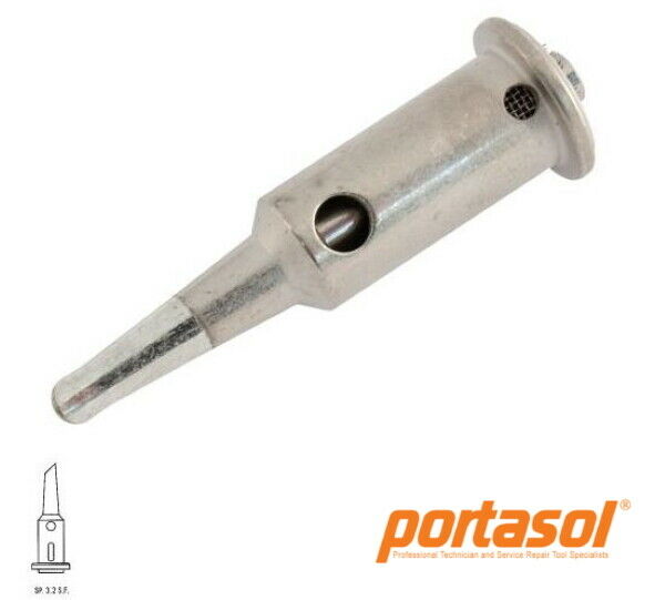 Portasol SPT-3 SuperPro 3.2mm Single Flat Tip 125 Gas Soldering Iron Spare 1/8"