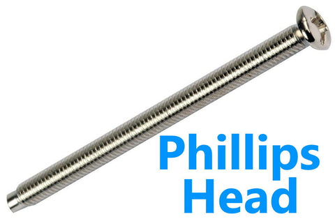 50 Pk Philips Head HIGH QUALITY M3.5 Electrical Machine Screw Switch Plug Socket