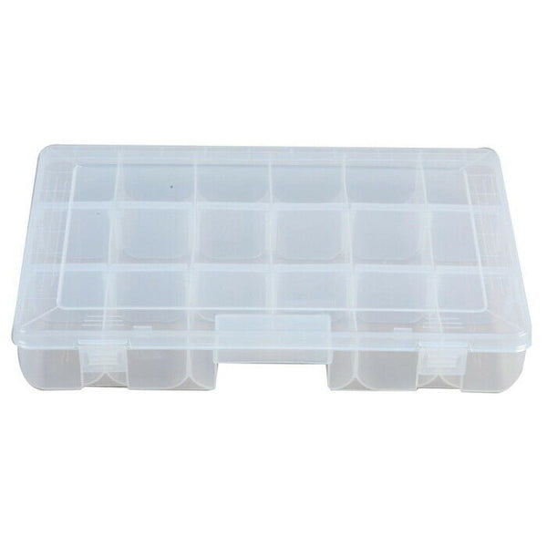 Storage Box Hard Plastic Adjustable Compartment Slot Plastic Craft Organizer