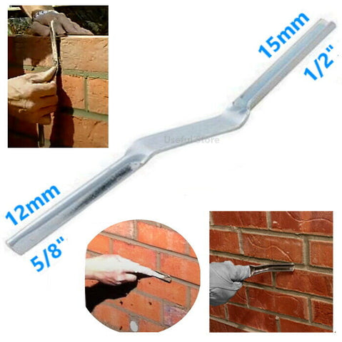 11" BRICK JOINTER 1/2" 5/8" Layer POINTING TROWEL Bricklaying Cement Mortar Tool