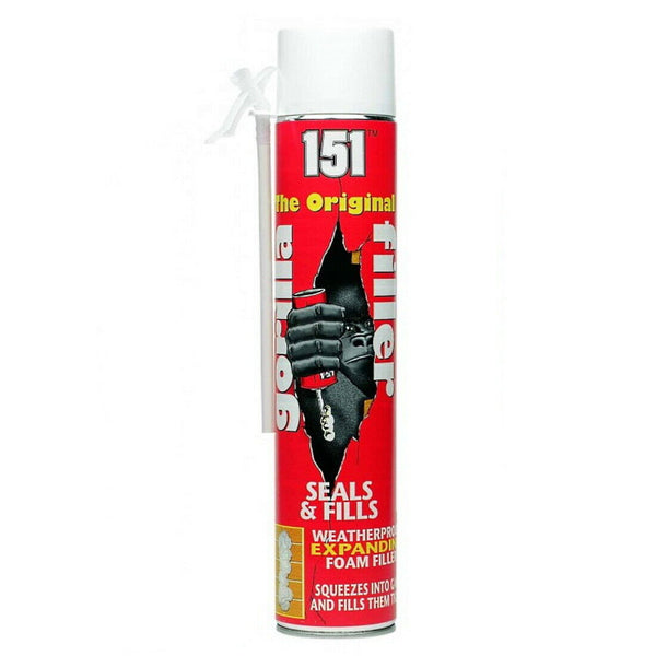 Gorilla Expanding Foam Multi Purpose Glue Draught Sealer Waterproof Gap Filler