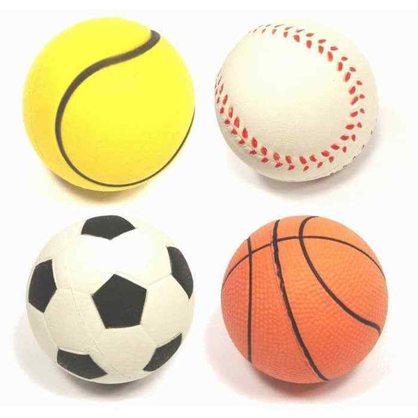 4x 60mm Soft Sponge Foam Mini Basketball Game Ball Children Kids Football Toy