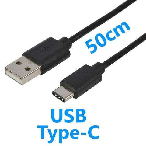 Short USB Type-C Charging Data Cable Lead For Nokia Samsung Galaxy S20 S10+ A71