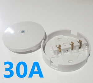 30A Amp Junction Box Mains UK Electrical 3 Terminal White Connector