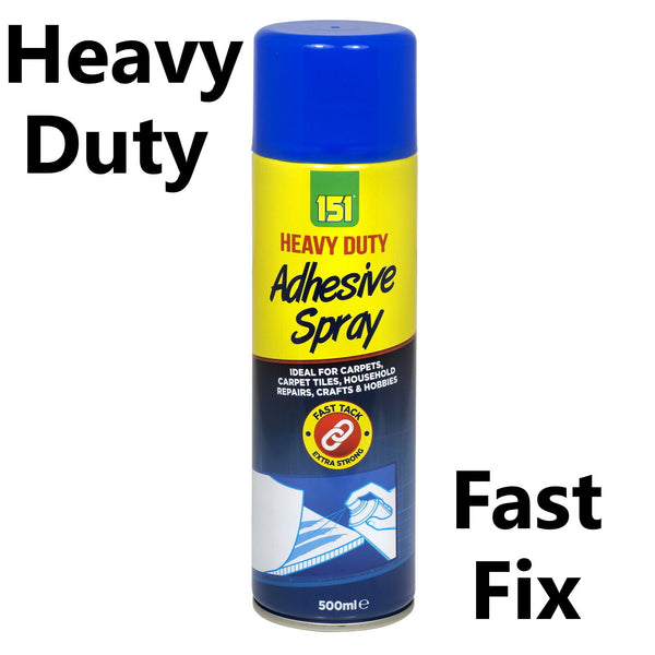 Adhesive Spray Contact Glue Heavy Duty Mount Tape DIY Fabric Upholstery Carpet