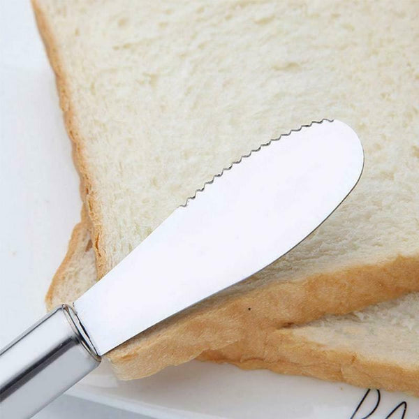 New Wide Blade Sandwich Spreader Butter Cheese Knives Quality Stainless Steel