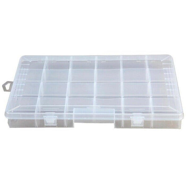 Storage Box Hard Plastic Adjustable Compartment Slot Plastic Craft Organizer