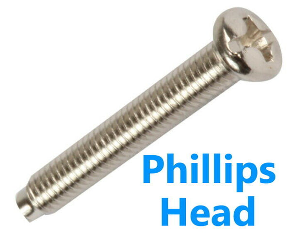 50 Pk Philips Head HIGH QUALITY M3.5 Electrical Machine Screw Switch Plug Socket